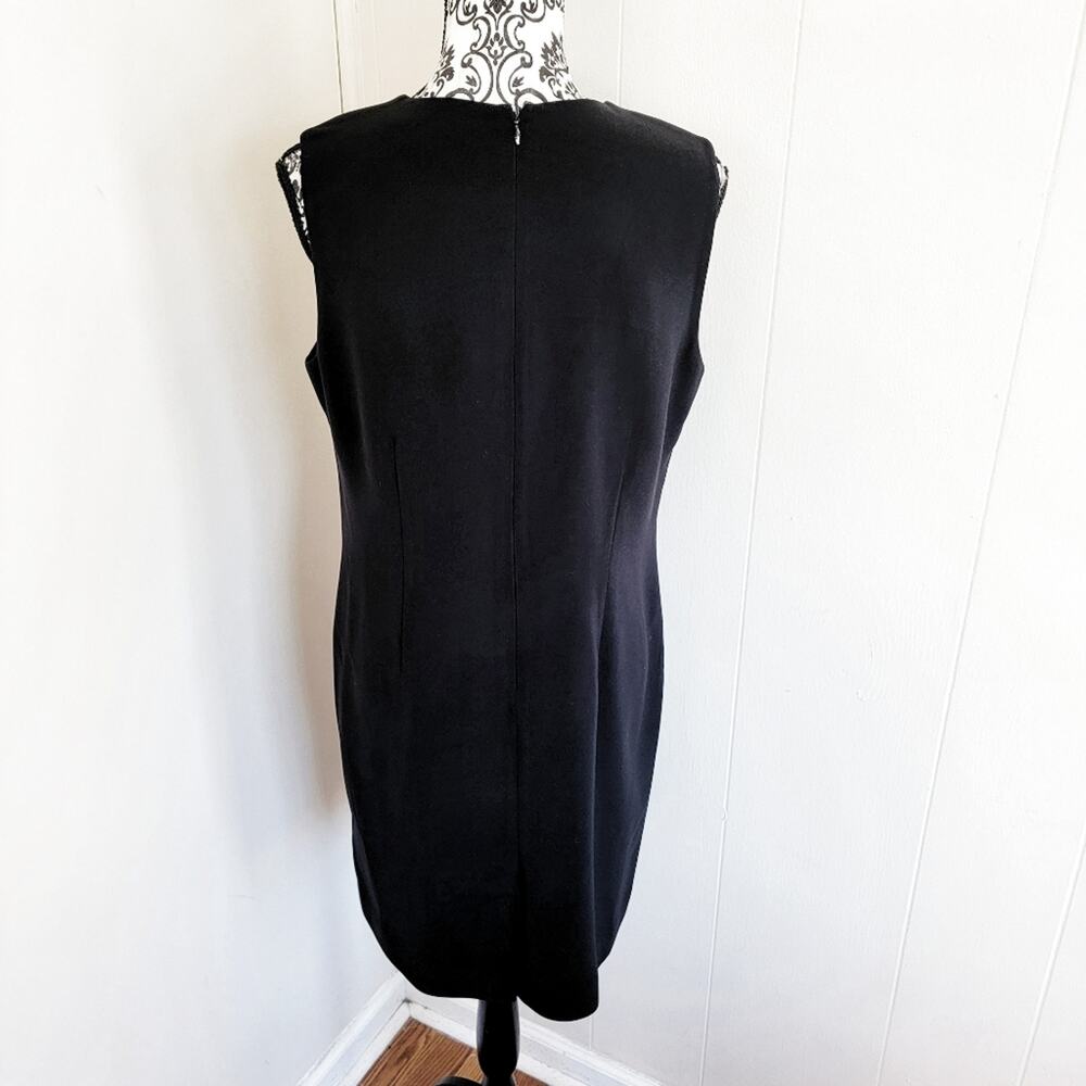 Lord & Taylor Black Sheath Mini Dress - Picture 2 of 4